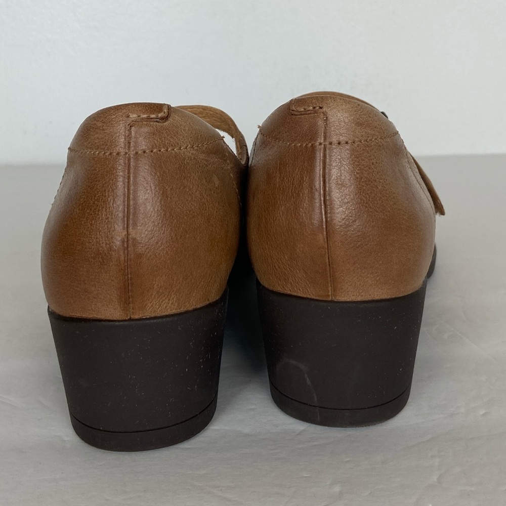 Dansko Callista Women's Shoes Size 39 US 8.5 Tan Mary Jane Pump Adjustable Strap - Picture 6 of 10
